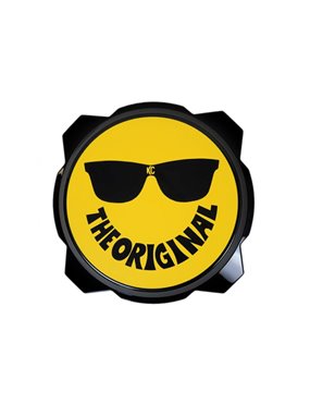 6" Pro6 Gravity® Light cover - Smiley Face Yellow / Black KC Logo