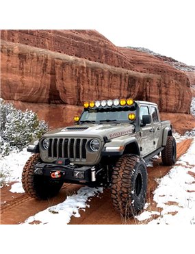 Gravity® LED Pro6 - 50" Light Bar Kit Combo - dla Jeep Wrangler 392, Gladiator Mojave , Gladiator Diesel