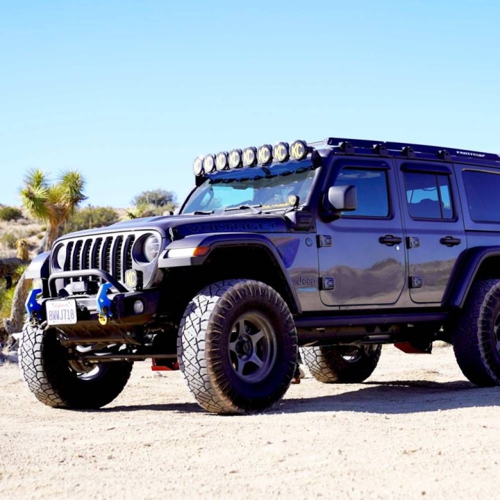 Gravity® LED Pro6 - 50" Light Bar Kit Combo - dla Jeep Wrangler JL 4xe