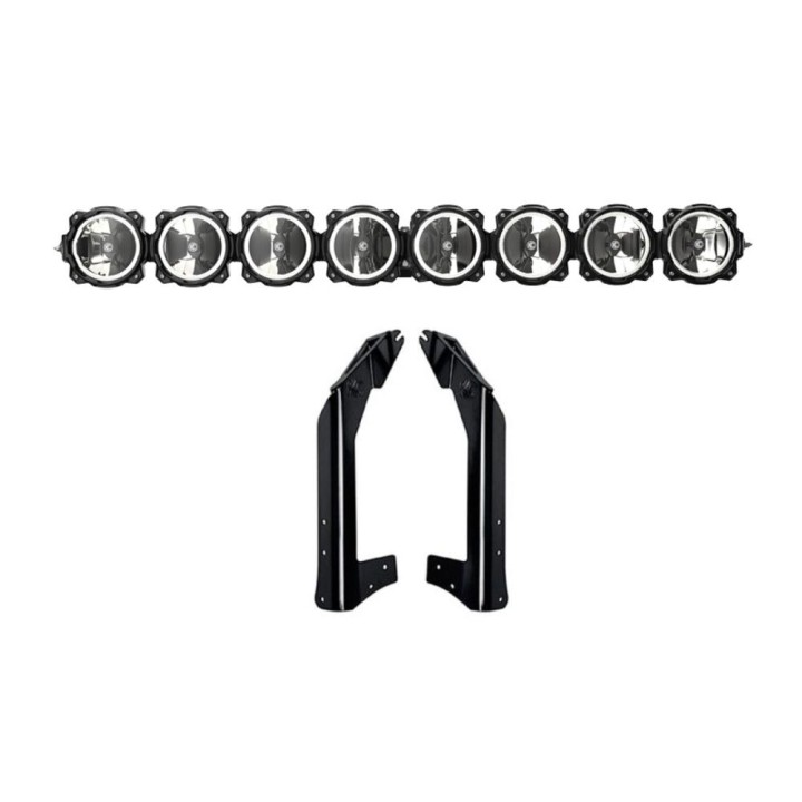 Komplet Lamp KC Pro6 Gravity ® LED -8 Wrangler JK