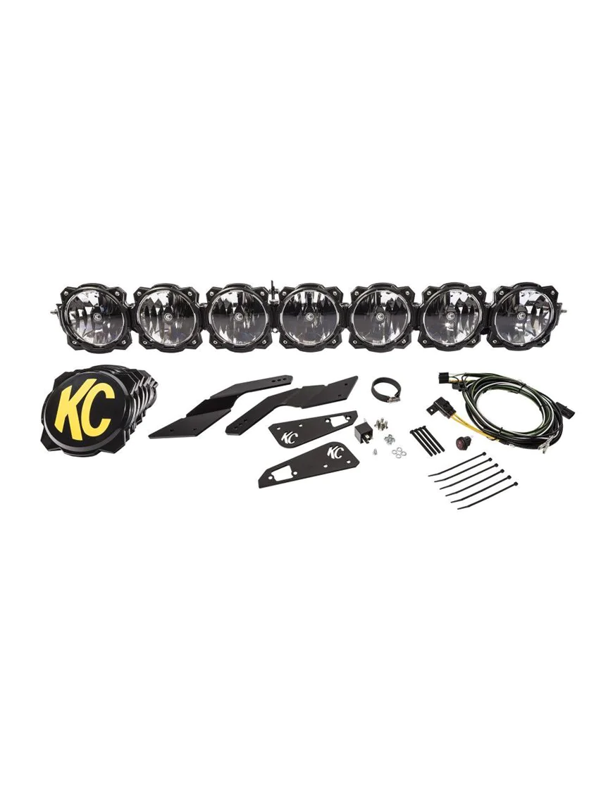 45-calowy Pro6 Gravity® LED -7 świateł , system listew świetlnych - wiązka 140 W dla 17-23 Can-Am Maverick X3