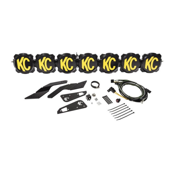 45-calowy Pro6 Gravity® LED -7 świateł , system listew świetlnych - wiązka 140 W dla 17-23 Can-Am Maverick X3