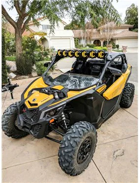 45-calowy Pro6 Gravity® LED -7 świateł , system listew świetlnych - wiązka 140 W dla 17-23 Can-Am Maverick X3