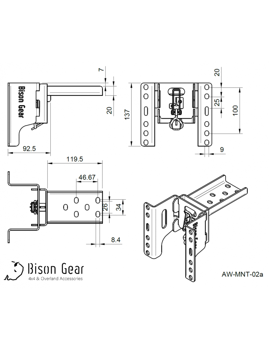 Awning Mounting - Quick Connector