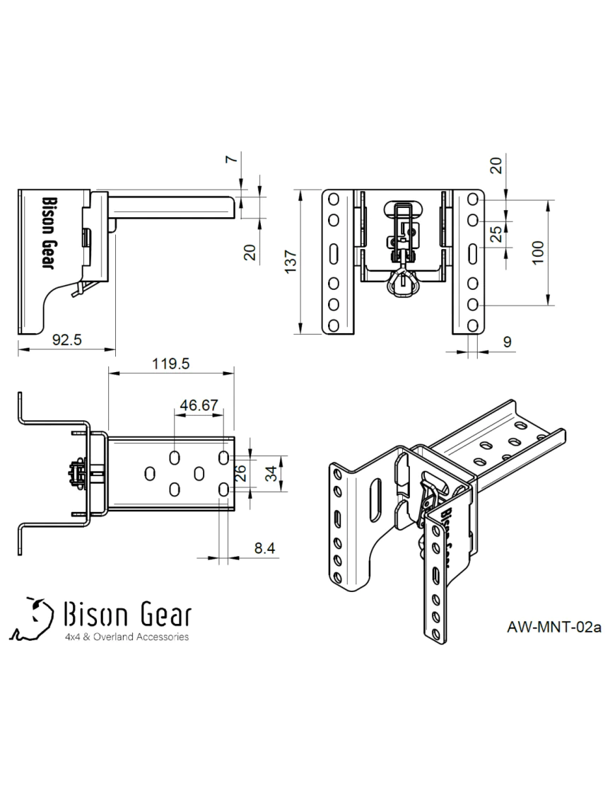 Awning Mounting - Quick Connector