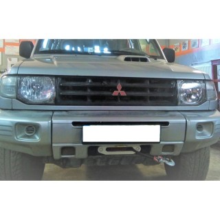 Mitsubishi Pajero 2 CLASSIC V30 V33  płyta montażowa wyciągarki Heavy Cruiser - Osłony i płyty do wyciągarek - ujęcie 2