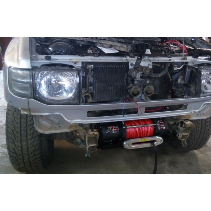 Mitsubishi Pajero 2 CLASSIC V30 V33  płyta montażowa wyciągarki Heavy Cruiser - Osłony i płyty do wyciągarek - ujęcie 3