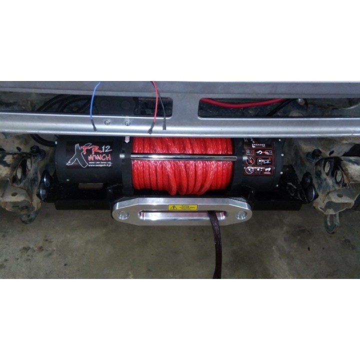 Mitsubishi Pajero 2 CLASSIC V30 V33  płyta montażowa wyciągarki Heavy Cruiser - Osłony i płyty do wyciągarek - ujęcie 4