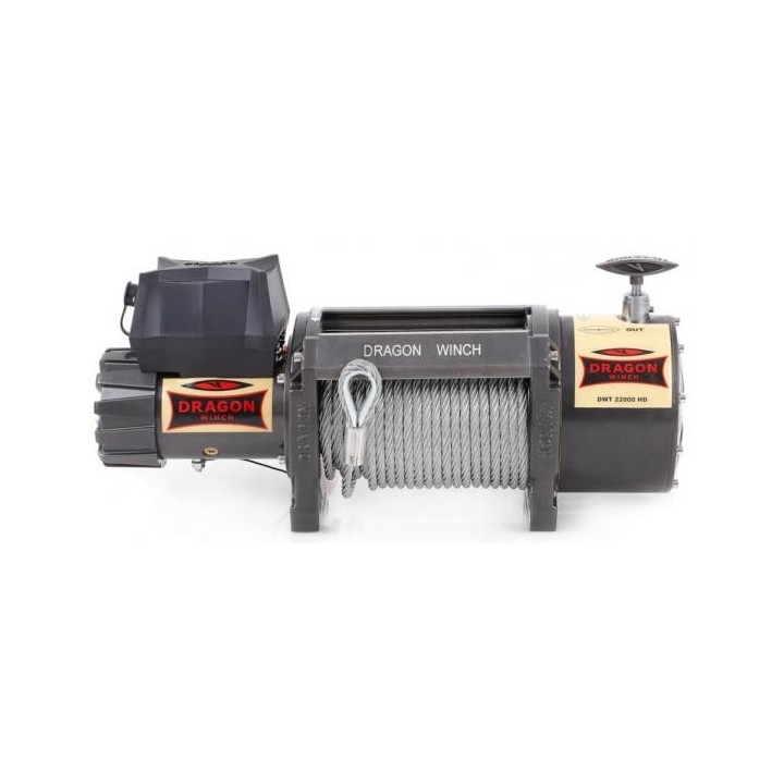 DWT 22000 HD Dragon Winch Truck Wyciągarka Z Liną Stalową