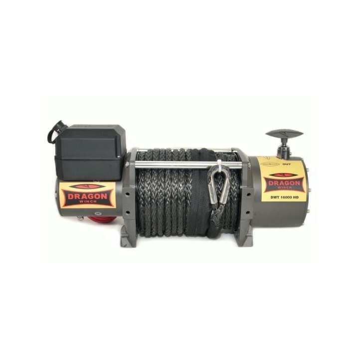 DWT 16000 HD Dragon Winch Truck Wyciągarka Z Liną Syntetyczną