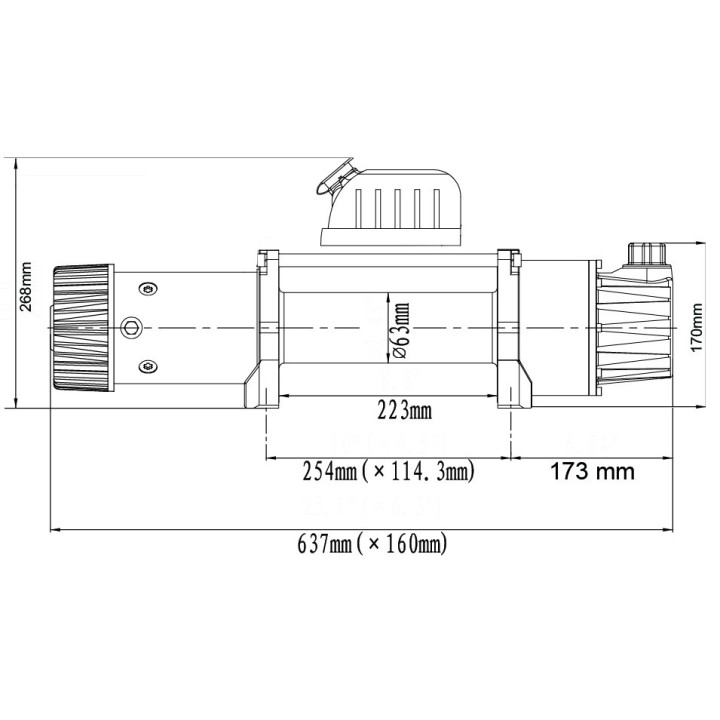 Wyciągarka Escape EVO 12000 lbs [5443 kg] Dual Speed - ujęcie 3