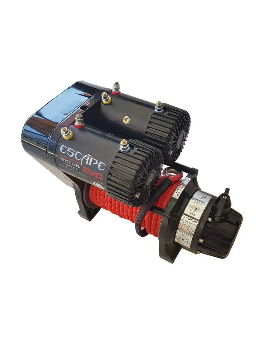 Winch Escape EVO 10000 lbs [4536 kg] TWIN MOTOR with synthetic rope