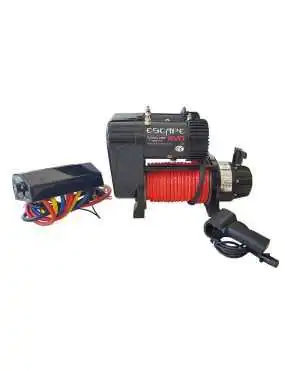 Winch Escape EVO 10000 lbs [4536 kg] TWIN MOTOR with synthetic rope