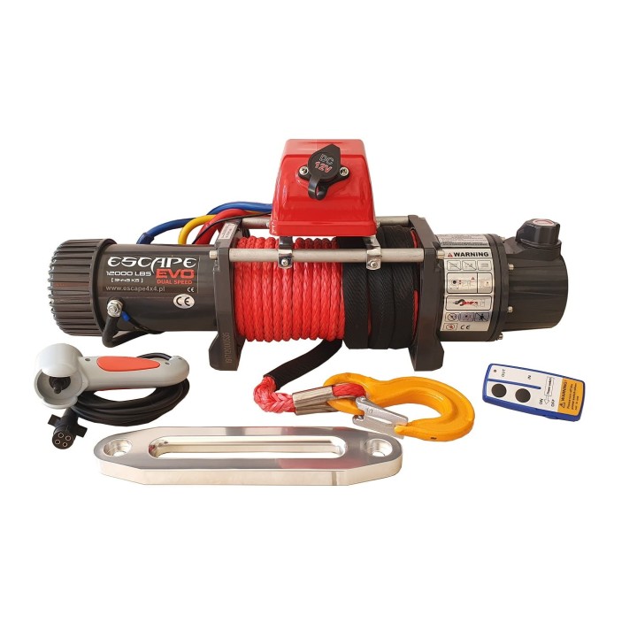 Wyciągarka Escape EVO 12000 lbs [5443 kg] Dual Speed z liną syntetyczną - ujęcie 2