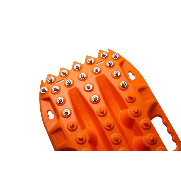 ActionTrax pomarańczowe Metal Teeth Trapy para