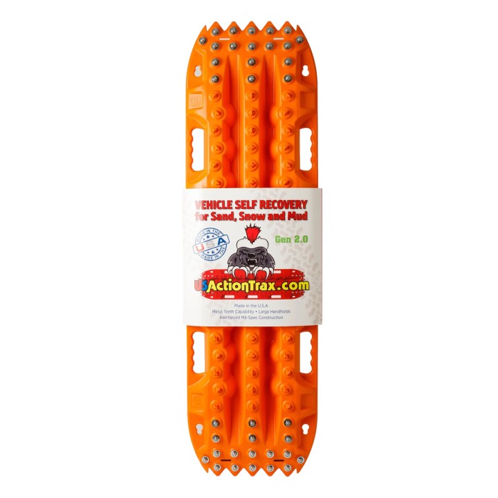 ActionTrax czerwone Metal Teeth Trapy para