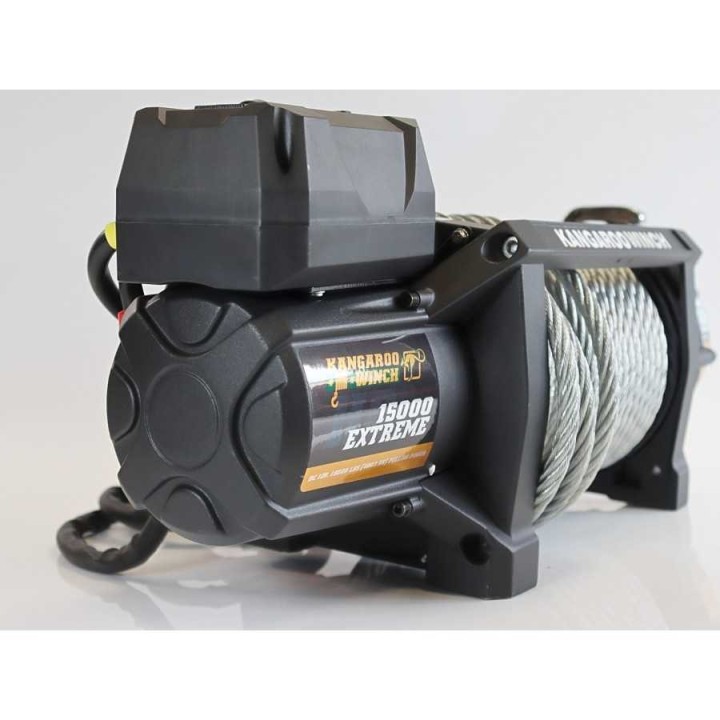 Wyciągarka Kangaroowinch K15000 Extreme 12V Z Lina Stalową - ujęcie 3