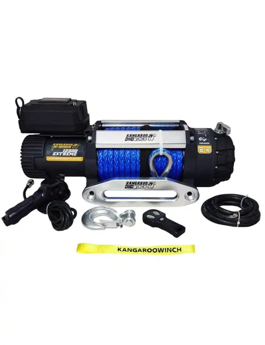 Wyciągarka Kangaroowinch K12500 Extreme 12V Z Lina Syntetyczną | Szekla4x4.pl