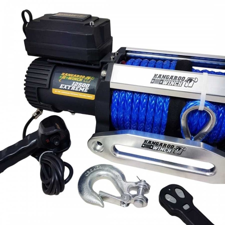 Wyciągarka Kangaroowinch K12500 Extreme 12V Z Lina Syntetyczną - ujęcie 2