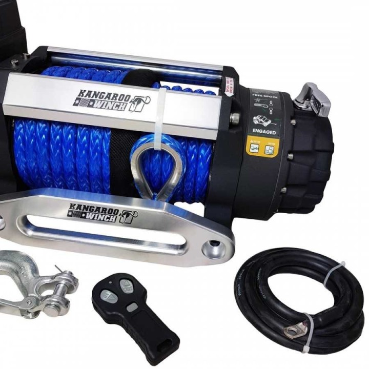 Wyciągarka Kangaroowinch K12500 Extreme 12V Z Lina Syntetyczną - ujęcie 3