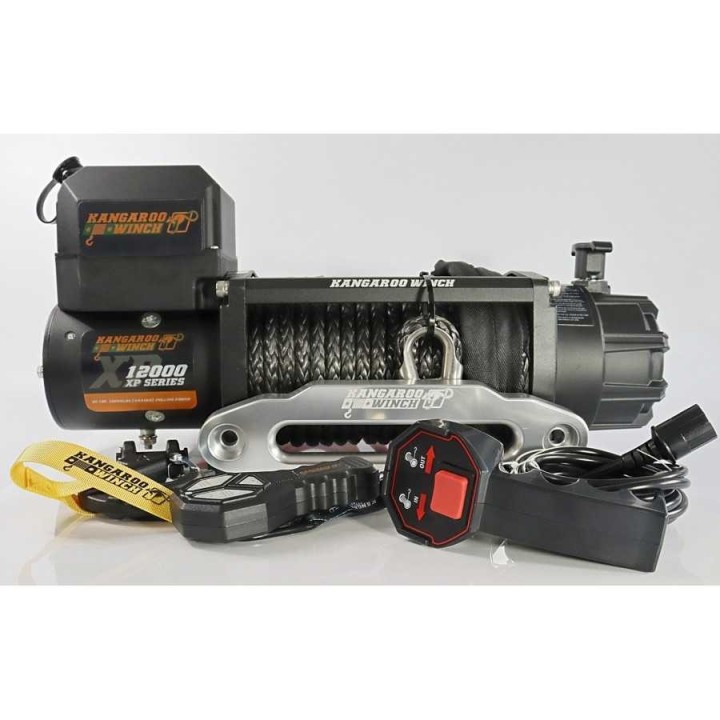 Wyciągarka Kangaroowinch K12000 XP 12V Z Lina Syntetyczną