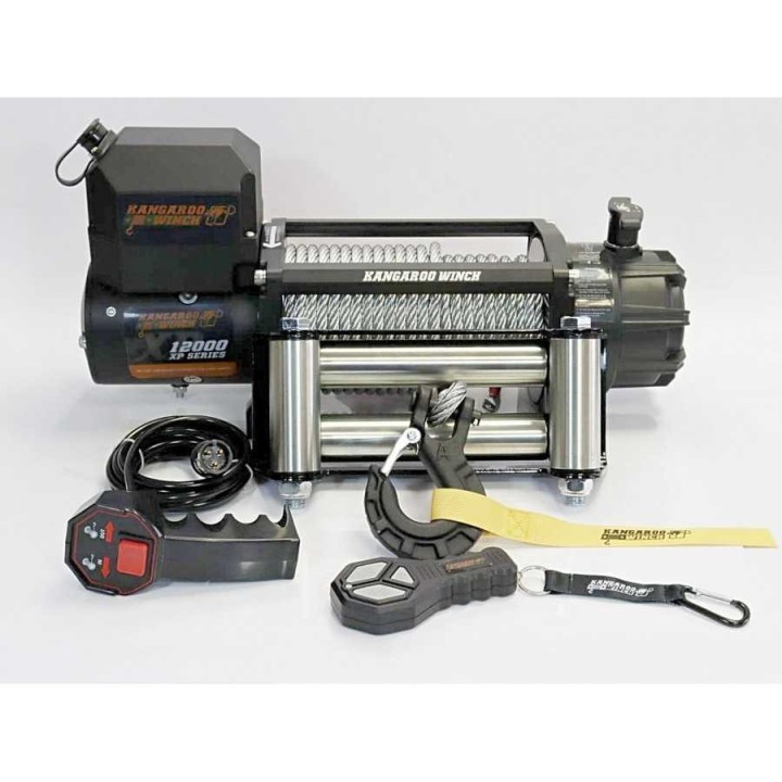 Wyciągarka Kangaroowinch K12000 XP 12V Z Lina Stalową