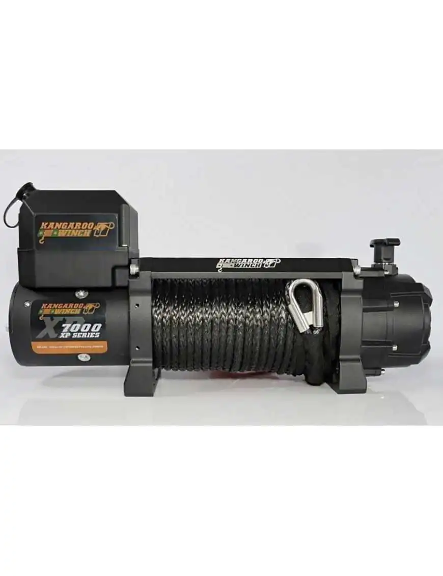 Kangaroowinch K7000 XP 12V Winch With Synthetic Rope