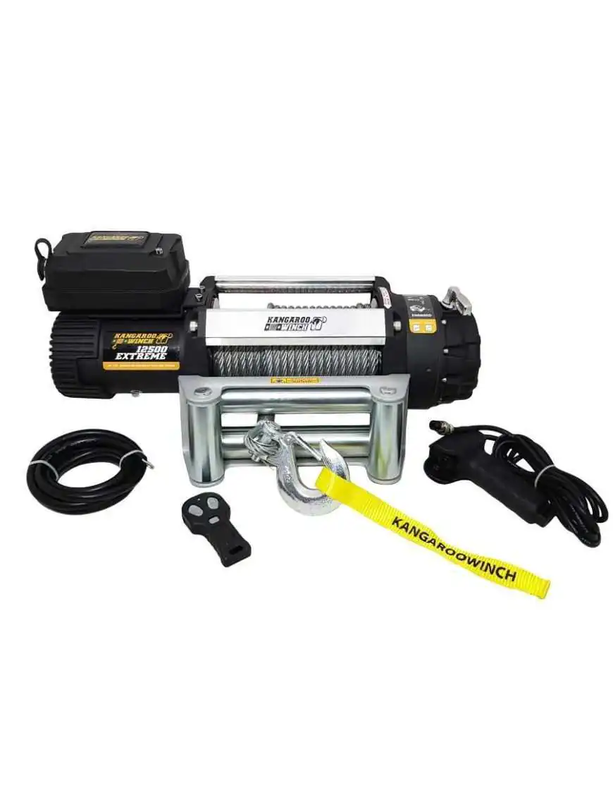 Kangaroowinch K12500 Extreme 12V Winch With Steel Cable