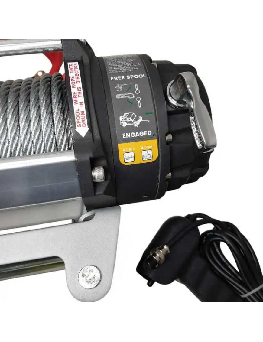 Kangaroowinch K12500 Extreme 12V Winch With Steel Cable