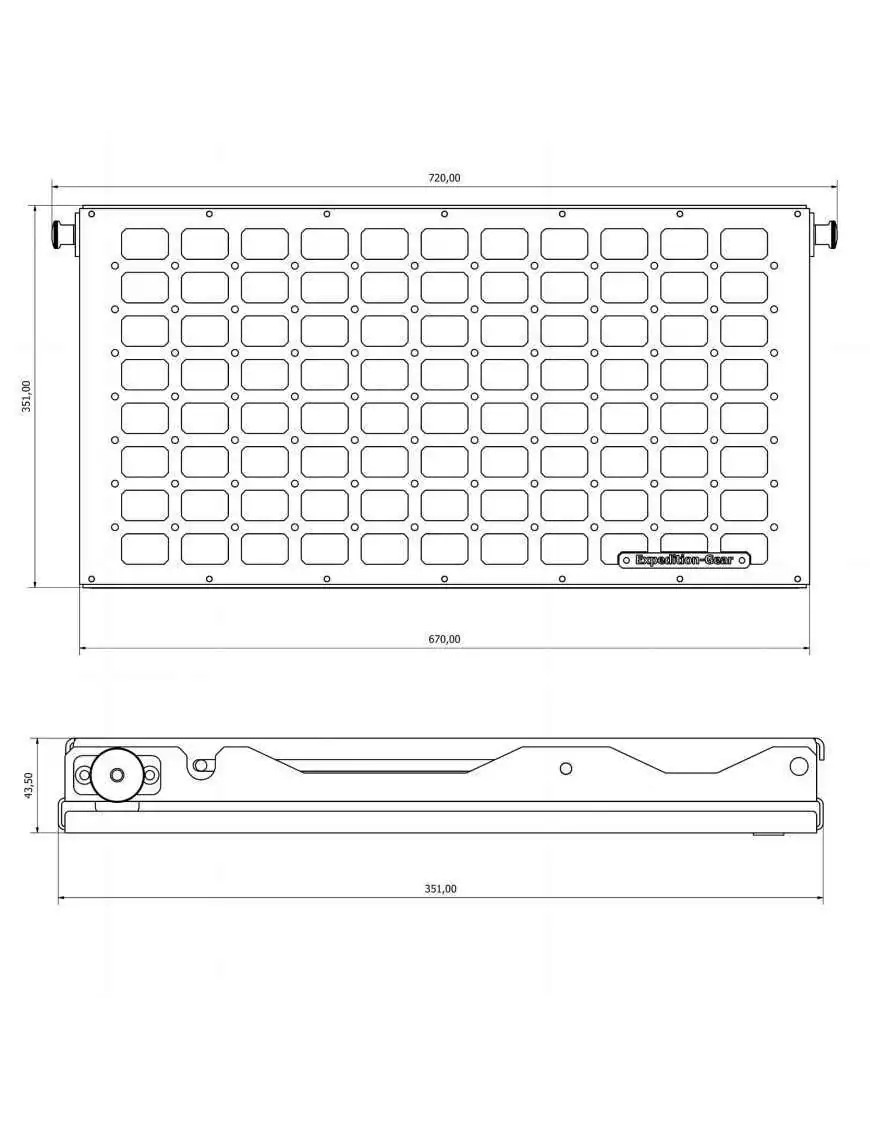 Stolik wyprawowy Jeep Wrangler JKU/JK/JLU/JL | Szekla4x4.pl