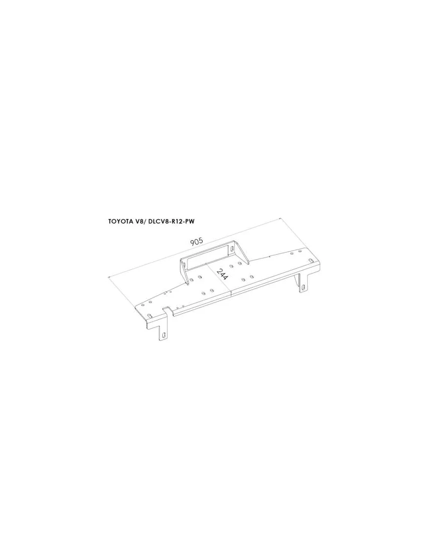 Winch Mounting Plate - Toyota Land Cruiser 200 (2012 - 2017)