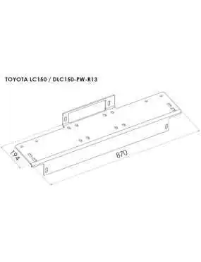 Winch Mounting Plate - Toyota Land Cruiser 150 (2013 - 2017)