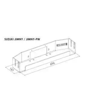 Winch Mounting Plate - Suzuki Jimny (2005 - 2012)