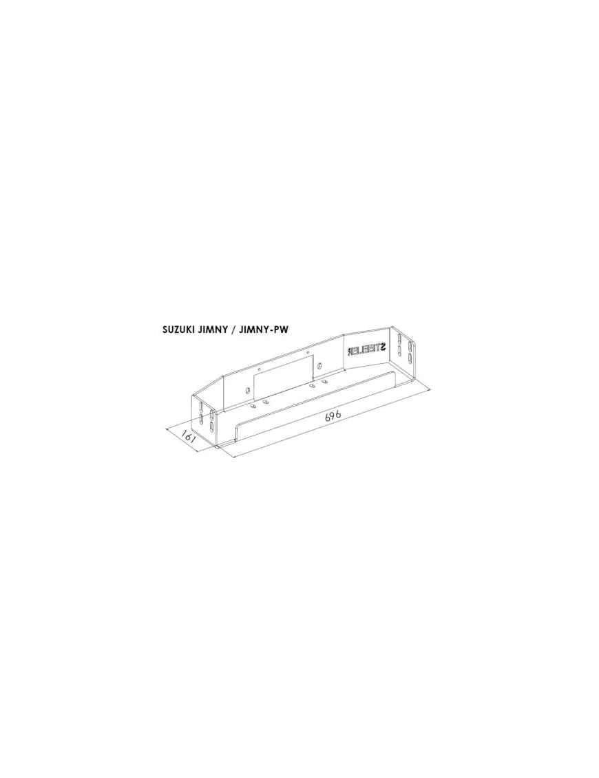 Winch Mounting Plate - Suzuki Jimny (2005 - 2012)