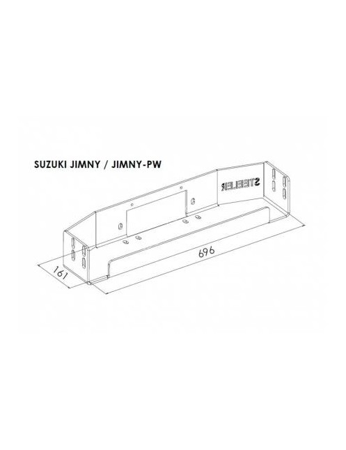 Płyta montażowa wyciągarki - Suzuki Jimny (2005 - 2012)
