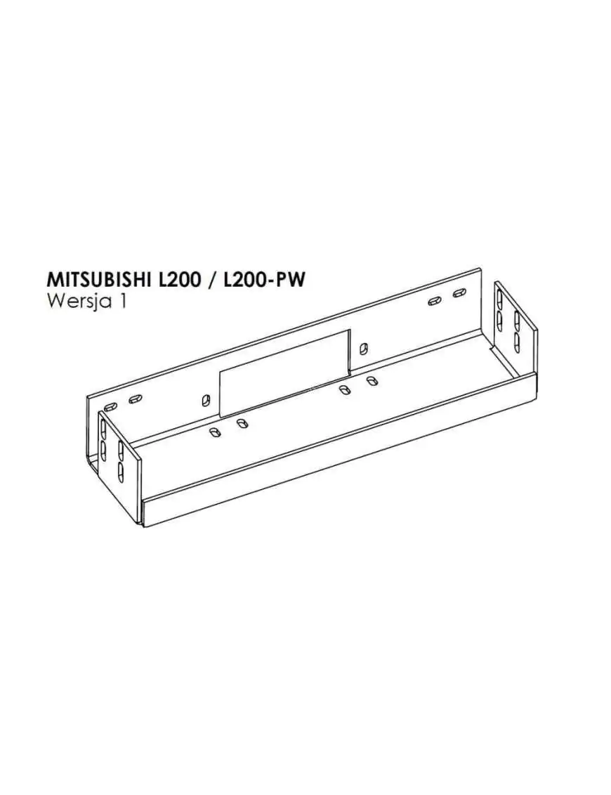 Winch Mounting Plate - Mitsubishi L200 (2006 - 2009 - 2015)