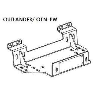 Płyta montażowa wyciągarki - Mitsubishi Outlander (2009 - 2012) STEELER