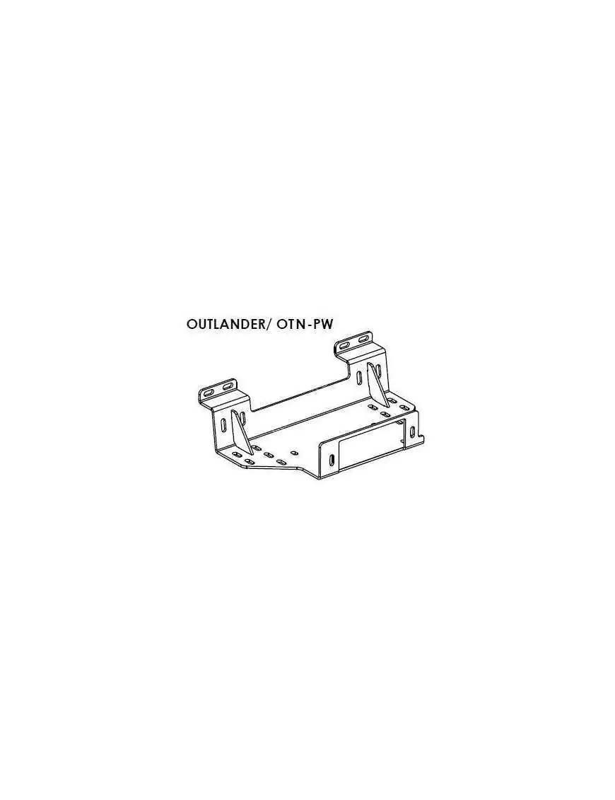 Winch Mounting Plate - Mitsubishi Outlander (2009 - 2012) Winch Mounting Plate - Mitsubishi Outlander (2009 - 2012)