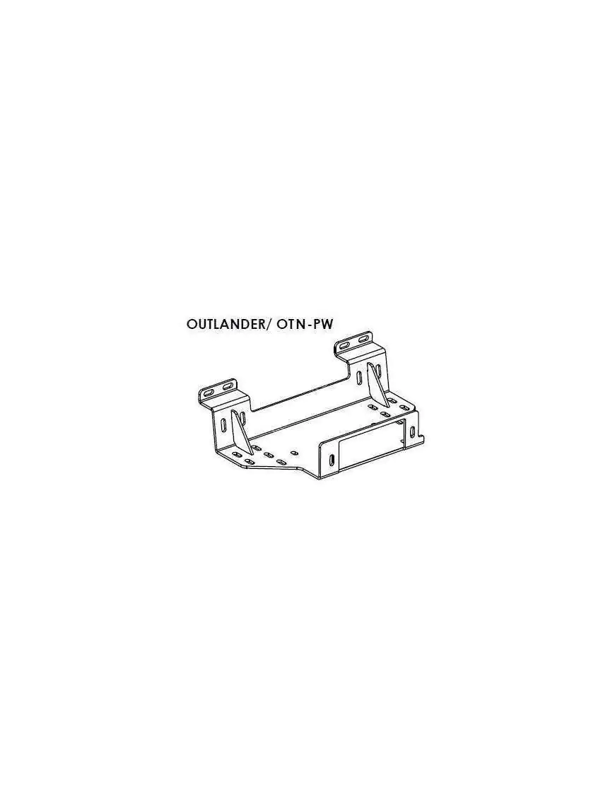 Płyta montażowa wyciągarki - Mitsubishi Outlander (2009 - 2012)