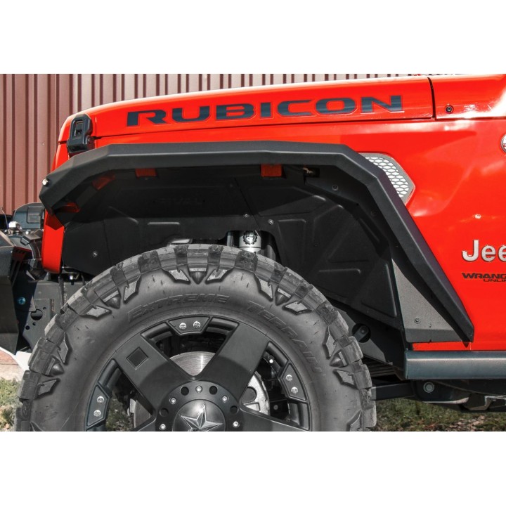 Aluminiowe wewnętrzne nadkola przednie Wrangler JL JLU