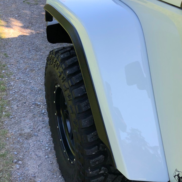 Poszerzenia dokładki 2,5cm Wrangler JK z TUV