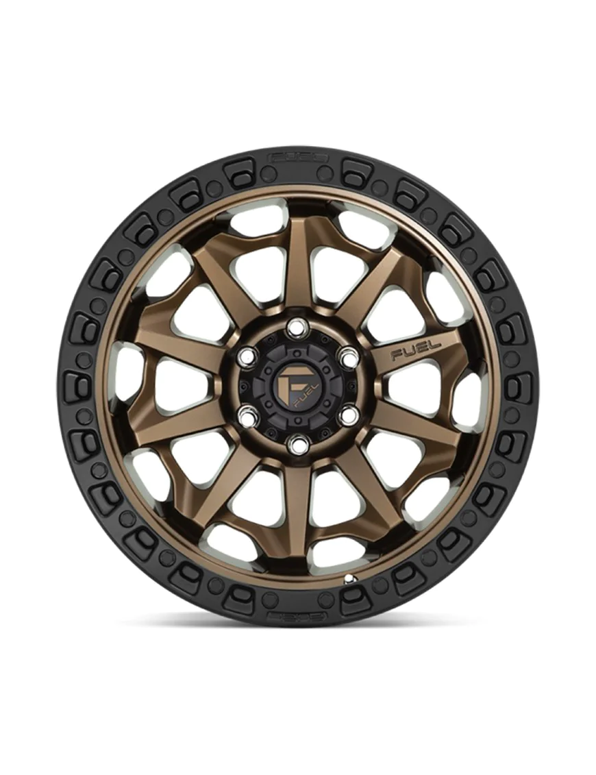 Alloy wheel D696 Covert Matte Bronze Black Bead Ring Fuel