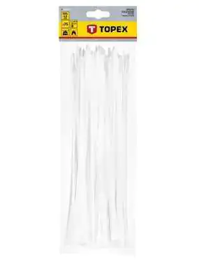 Cable Ties 4.8 x 300 mm, 75 pcs., White 44E979