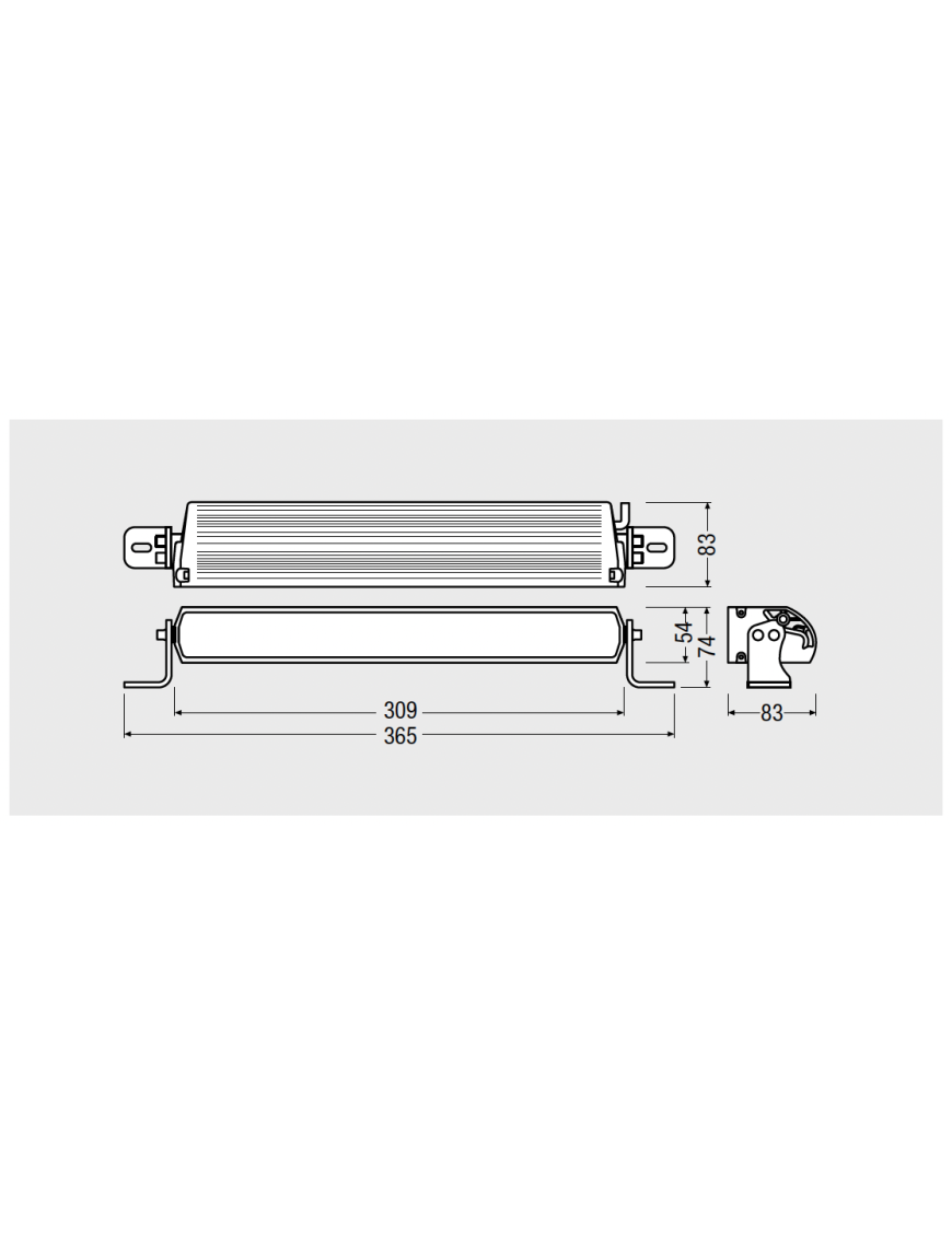 Lightbar FX250-CB GEN 2  Ledbar Osram