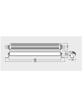 Lightbar FX750-CB SM GEN 2 Osram 69cm 5990 lm ECE Panel | Szekla4x4.pl