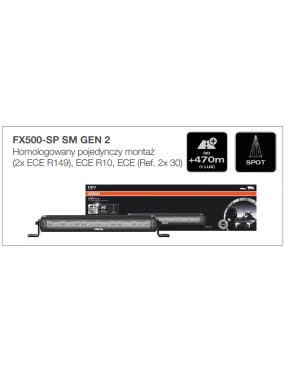 Lightbar FX500-SP SM GEN 2 Ledbar 3930 lm Osram Panel | Szekla4x4.pl