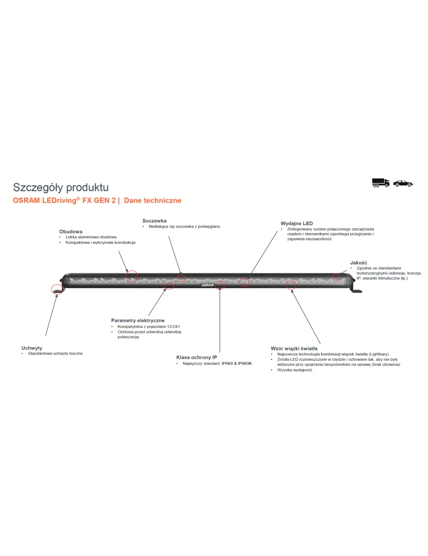 Lightbar FX500-CB SM GEN 2 Panel Led