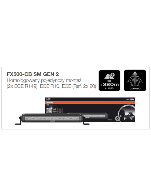 Lightbar FX500-CB SM GEN 2 Panel Led