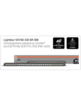 Lightbar VX750-CB SR SM