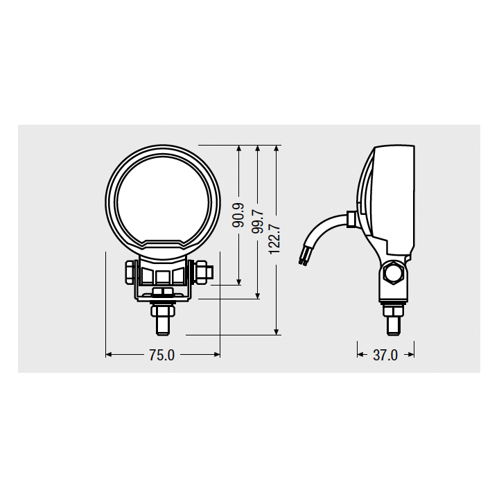 Round WL VX80-WD Lampa robocza Osram 1350lm - ujęcie 10